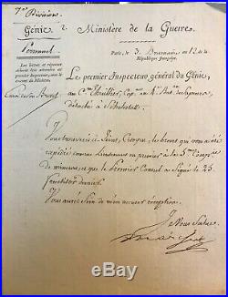 1092a-autographes-bonaparte-berthier-maret-brevet-thuillier-empire-1803