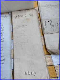 10 Anciens Documents Lot Papiers Ancien 19 Eme Souvenir Manuscrit Notaire