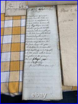 10 Anciens Documents Lot Papiers Ancien 19 Eme Souvenir Manuscrit Notaire