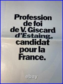 10 Professions de Foi Elections Présidentielles 1er Tour 26 Avril 1981 Chirac +