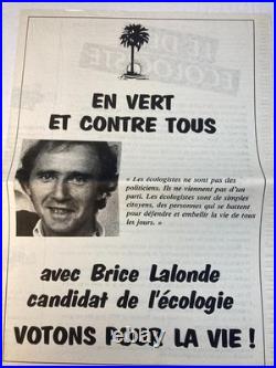 10 Professions de Foi Elections Présidentielles 1er Tour 26 Avril 1981 Chirac +