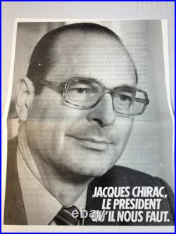 10 Professions de Foi Elections Présidentielles 1er Tour 26 Avril 1981 Chirac +