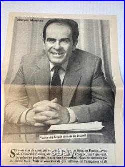 10 Professions de Foi Elections Présidentielles 1er Tour 26 Avril 1981 Chirac +