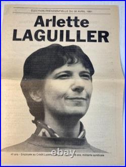 10 Professions de Foi Elections Présidentielles 1er Tour 26 Avril 1981 Chirac +