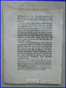 10 pièces XVIII° AMIENS Ordonnance, arrêt, directoire, peluche, étoffe, port