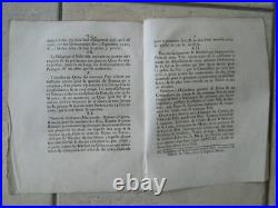 10 pièces XVIII° AMIENS Ordonnance, arrêt, directoire, peluche, étoffe, port
