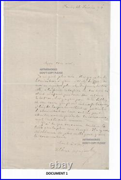 11 manuscrits Desjardins Albert 1875-91 député Oise historien prof droit Paris