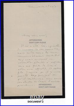 11 manuscrits Desjardins Albert 1875-91 député Oise historien prof droit Paris