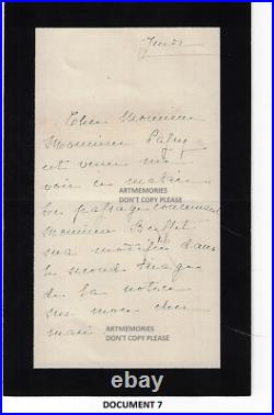 11 manuscrits Desjardins Albert 1875-91 député Oise historien prof droit Paris