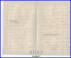 11 manuscrits Desjardins Albert 1875-91 député Oise historien prof droit Paris