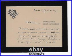 11 manuscrits Desjardins Albert 1875-91 député Oise historien prof droit Paris