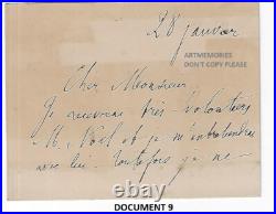 11 manuscrits Desjardins Albert 1875-91 député Oise historien prof droit Paris