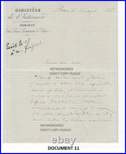 11 manuscrits Desjardins Albert 1875-91 député Oise historien prof droit Paris