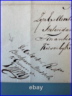 123 GRONINGUE Lettre Empire 1812 Ems Occidental Cachet Rouge Hollande Napoléon
