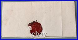 123 GRONINGUE Lettre Empire 1812 Ems Occidental Cachet Rouge Hollande Napoléon