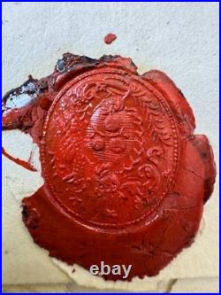 123 GRONINGUE Lettre Empire 1812 Ems Occidental Cachet Rouge Hollande Napoléon