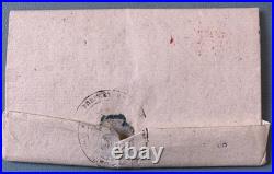 124 AURICH Lettre 1813 Ems Oriental Franchise Préfet Cachet Rouge Napoléon