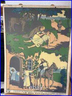 13 Affiches Scolaires Religieuses Anciennes