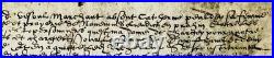 1592 Acte Vesoul Quincey Navenne GOUSSEREY GUILLEMET PEULDEY BONVALOT De CHARGEY