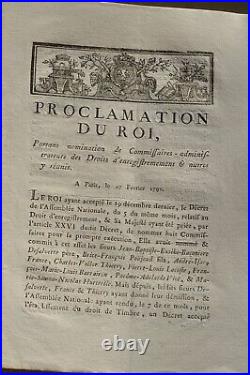 15 Decrets De Loi Marine Revolution Francaise 1790-1792