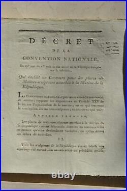 15 Decrets De Loi Marine Revolution Francaise 1790-1792