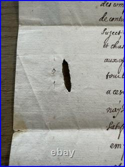 1631 Lettre Signée La Vrillière Jésuites Nîmes Montpellier Louis XIII