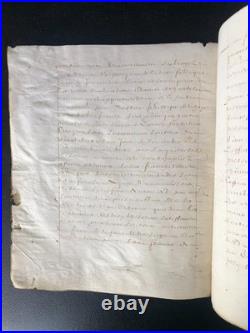 1634 Louis XIII Maison de BASSOMPIERRE DREUX Acte notarié