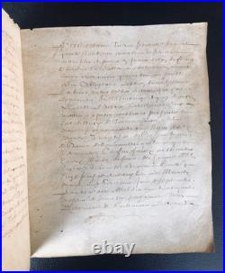 1634 Louis XIII Maison de BASSOMPIERRE DREUX Acte notarié