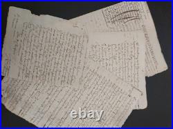 1657 Lot de documents couvent des Ursulines de Carhaix (29)