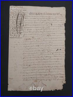 1657 Lot de documents couvent des Ursulines de Carhaix (29)