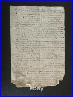 1657 Lot de documents couvent des Ursulines de Carhaix (29)