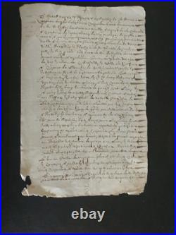1657 Lot de documents couvent des Ursulines de Carhaix (29)
