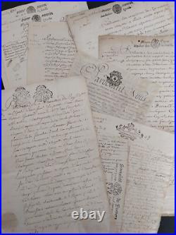 1673-1699, CREUSE lot de vieux papiers concernant La Souterraine (23) 1673-1699, CREUSE lot de vieux papiers concernant La Souterraine (23)