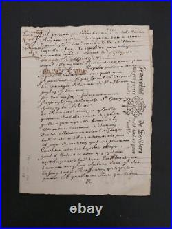 1673-1699, CREUSE lot de vieux papiers concernant La Souterraine (23)