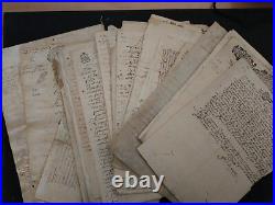 1673-1800, vieux papiers, Archives familles noble, Bourg-St-Andéol (07, Ardèche)