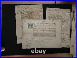 1673-1800, vieux papiers, Archives familles noble, Bourg-St-Andéol (07, Ardèche)