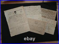 1673-1800, vieux papiers, Archives familles noble, Bourg-St-Andéol (07, Ardèche)