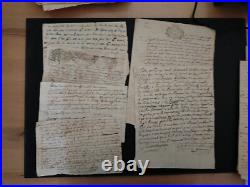 1673-1800, vieux papiers, Archives familles noble, Bourg-St-Andéol (07, Ardèche)