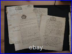 1673-1800, vieux papiers, Archives familles noble, Bourg-St-Andéol (07, Ardèche)