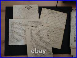 1673-1800, vieux papiers, Archives familles noble, Bourg-St-Andéol (07, Ardèche)