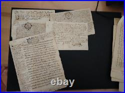 1673-1800, vieux papiers, Archives familles noble, Bourg-St-Andéol (07, Ardèche)