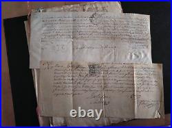 1673-1800, vieux papiers, Archives familles noble, Bourg-St-Andéol (07, Ardèche)