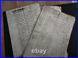 1673-1800, vieux papiers, Archives familles noble, Bourg-St-Andéol (07, Ardèche)