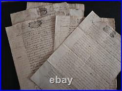 1673-1800, vieux papiers, Archives familles noble, Bourg-St-Andéol (07, Ardèche)