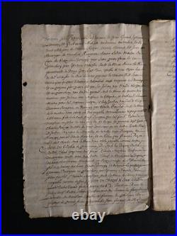 1691-1747 lot vieux papiers, Mézodier, Saint-Paul-Trois-Châteaux (26, Drôme)
