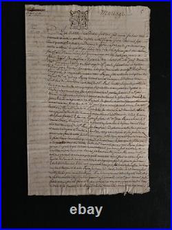 1691-1747 lot vieux papiers, Mézodier, Saint-Paul-Trois-Châteaux (26, Drôme)