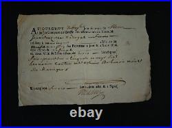 1701 1733, PUY-DE-DOME lot de vieux papiers, Maringues (63)