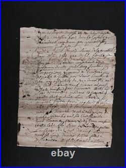 1703-1738 lot de documents principauté de Chalais, Rioux-Martin 16 Charente