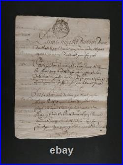 1703-1738 lot de documents principauté de Chalais, Rioux-Martin 16 Charente