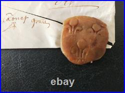 1741-752 Lot de vieux papiers, Parchemins Entrages (04) Magnifique cachet